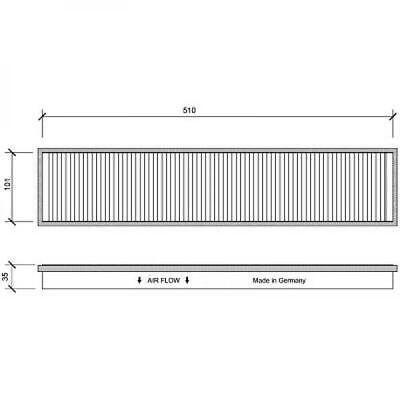 Filtro abitacolo al carbone attivo MONDEO III 10.00-03.07 X-Type