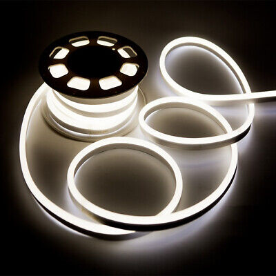 Bobina Led Neon Flex Bianco Caldo 3000K 5 Metri 10W/M Super Slim 6mm IP68 Con