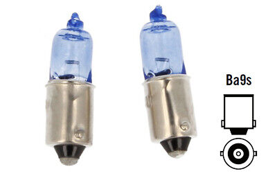 COPPIA Lampada Lampadina Luce H10W (BA9s) 12V 10W ALOGENA EFFETTO XENON Bianco