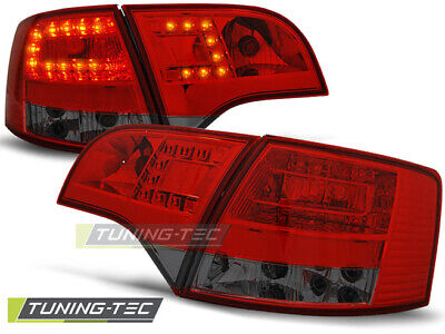 LED TAIL LIGHTS RED SMOKE fits A4 B7 11.04-03.08 AVANT