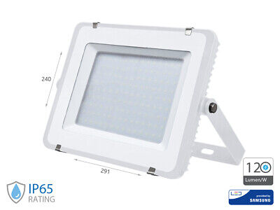 Faro Led Flood Slim Alta Luminosita 120lm/W 100W 12000lm Neutro 4000K Carcassa
