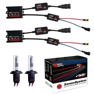 H7 Xenon Canbus Slim 6000°K lampadina schermata 2 lampade schermate + ballast