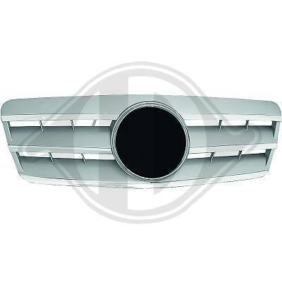 Calandra Griglia Mascherina TUNING CLK W208 97-02 cromo argento