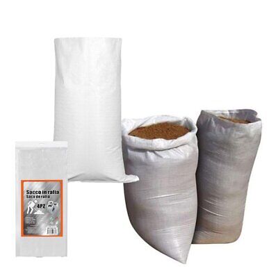 4pcs Sacchi in Rafia per Detriti 55x85cm <ul><li>La confezione contiene 4