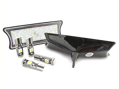 Kit Plafoniera Luci Led Di Cortesia Lettura E60 E65 E87 Bianco 4 Lampade Led