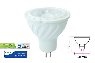 Lampada Led MR16 6,5W 12V 38 Gradi Bianco Freddo 6400K Con Chip Samsung SKU-209