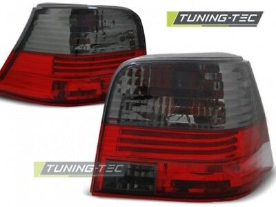 Coppia Fari Fanali Posteriori Tuning GOLF 4 09.97-09.03 Fume Rosso