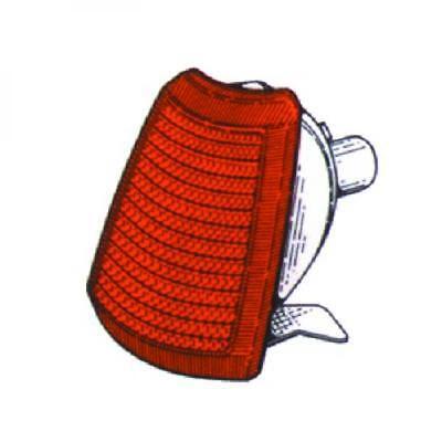 Freccia anteriore Destra 205 83-96 vetro arancio