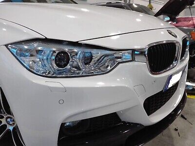 Coppia Fari Fanali Tuning F30/F31 LCI 2015-2018 ANGEL EYES LED Cromato ALOGENI