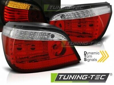 Coppia Set Fari Fanali Posteriori Led Tuning E60 07.2003-2007 ROSSO BIANCO LED