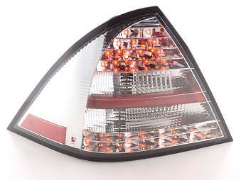 Coppia Fari Fanali Posteriori Tuning LED classe C W203 Limo 05-07 cromo