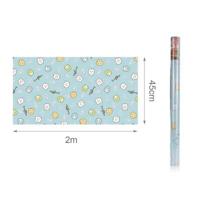 6 Rotoli Carta Adesive Per Mobili 45X200cm Colorati con Disegni da Parati