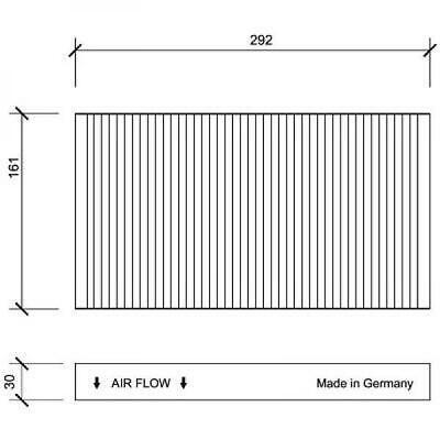 Filtro abitacolo al carbone attivo 156 DAILY BRAVA