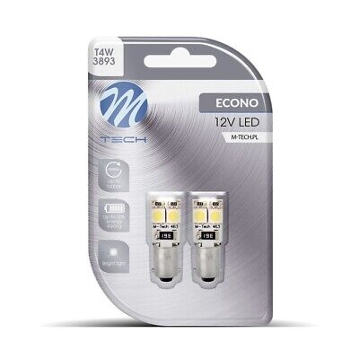 Blister 2x LED L314 BA9s 4xSMD5050 CANBUS bianco