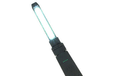 Lampada Led Officina Torcia Ricaricabile Pieghevole Snodabile Slim 9mm Calamita