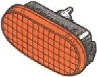 Freccia lat dx/sx GOLF IV BORA POLO 99 PASSAT 96 LUPO 98- arancio 3B0949117B