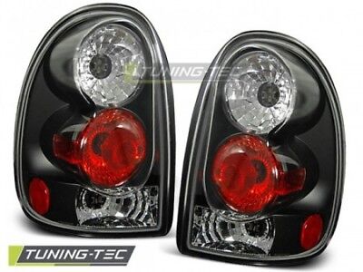 Coppia Fari Fanali Posteriori Tuning VOYAGER 1996-2001 LED Neri