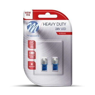 Blister 2x LED L915 W5W 24V HP 1W blu