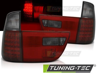 FANALI POSTERIORI A LED FUMO ROSSO per X5 E53 09.99-06