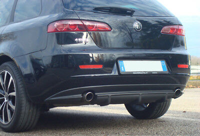 159 05> DIffusore posteriore per scarico rotondo SX