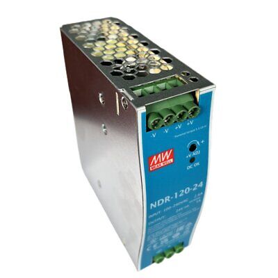 MeanWell NDR-120-24 Trasformatore Rotaia Industriale 24V 120W 5A Barra Guida