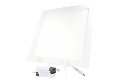 Faretto Lampada Pannello Led Da Incasso Quadrato 24W=220W Bianco Freddo 300mm x