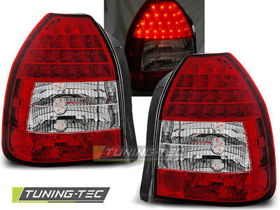 CIVIC 09.95-02.01 3D RED WHITE LED
