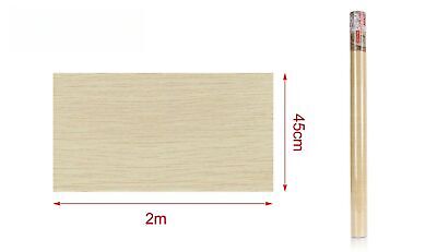 6 Rotoli Carta Adesive Per Mobili 45X200cm Legno Opaco da Parati Autoadesive