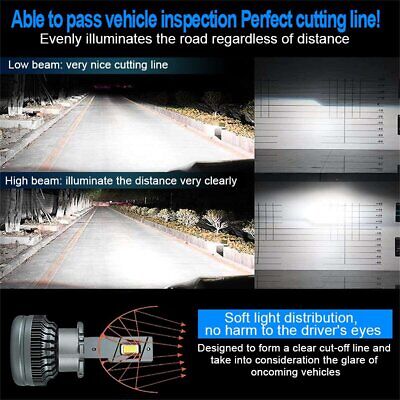 Kit Full Led Ultra D2S D2R 70W 6000K 13000 Lumen 4 Volte Piu Luminoso