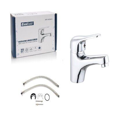 Kit Miscelatore Bagno Rubinetto Da Argento Cromato Misura 135x115mm <ul><li>Il