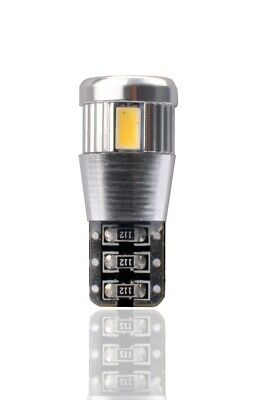 Blister 2x LED L338 W5W 6xSMD5730 12V CANBUS bianco