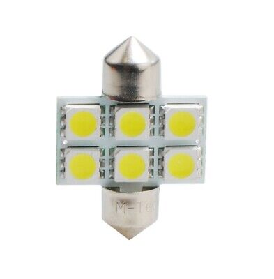 Blister 2x LED L027 C5W 31mm 6xSMD5050 bianco