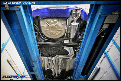 FIESTA ST 200 1.6 (200CV) 2013-- Posteriore con uscita 2 x diam. 80 X-RACE