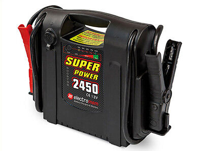 Avviatore Booster Professionale 12V 700A Electromem Super Power 2450 Autofficine