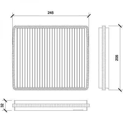 FILTRO ABITACOLO COMPATIBILE CON MG ZR/COMPATIBILE ZS