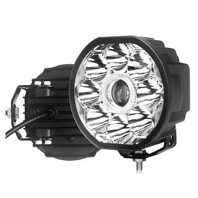Faro Led Fuoristrada Rotondo 6'' 80W 8000LM + Frecce Arancione 10W 12V 24V IP67