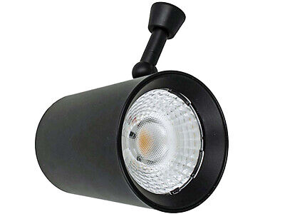 Faro Led Da Binario Trifase 30W 4000LM D85 Carcassa Nera 3000K CRI 80 Angolo 35