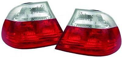 Coppia fari fanali posteriori TUNING Serie 3 E46 99-03 coupe' cromati
