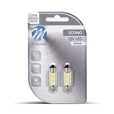 Blister 2x LED L310 C5W 36mm 3xSMD5050 CANBUS bianco