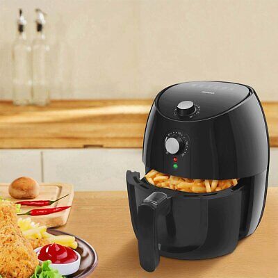 Friggitrice ad aria meccanica 1500W 3,5L Nero <ul><li>Gusto Croccante Senza
