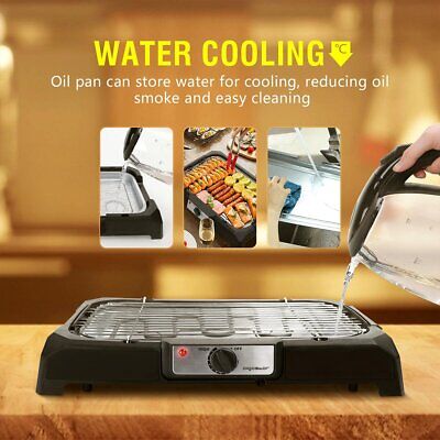 Griglia Elettrica Interna Portatile 2000W per Barbecue Senza Fumo, Superficie