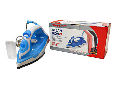 Ferro da Stiro a Vapore 2000W Piastra In Ceramica Colore Blu Temperatura