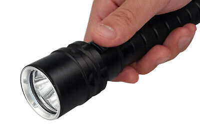 Lampada Torcia Subacquea Immersione Super luminosa Slim 3 LED CREE T6 5000 Lumen