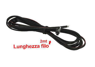 Cavo Elettrico Splitter Piattina Con Attacco Maschio Da 2 Metri Compatibile Con
