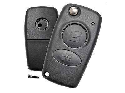 Guscio Chiave Telecomando 2 Tasti Con Lama Batteria In Custodia Senza Transpond