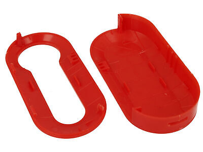 Guscio Cover In Plastica Colore Rosso Per Chiavi Telecomando Senza Lama