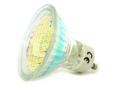 Lampada Faretto LED GU10 4W = 40W 220V Bianco Freddo 60 SMD 3528