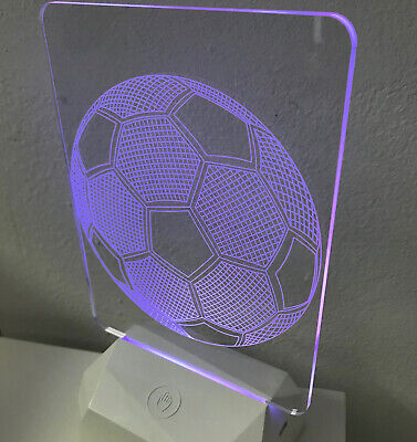 3D Acrilico Forma Rettangolare Figura Calcio (3DB911) <table class="table