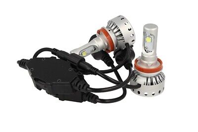 Kit Full Led Canbus H8 H11 H9 40W 5000 Lumens Con Ventilatore 12V 24V 2 Cree