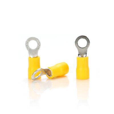 <ul><li>Terminale Capocorda ad Anello Preisolato (Colore Giallo) - Confezione